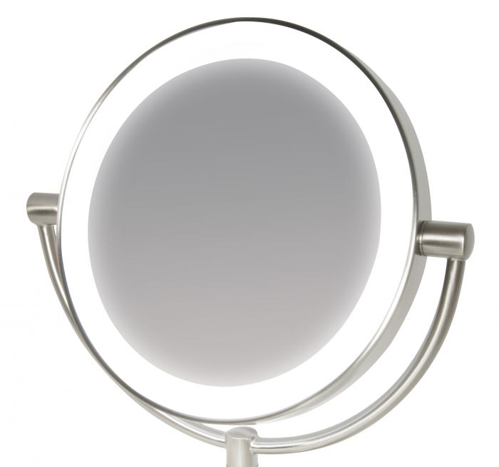 Косметичне двостороннє дзеркало 7х збільшення з регульованим підсвічуванням HoMedics