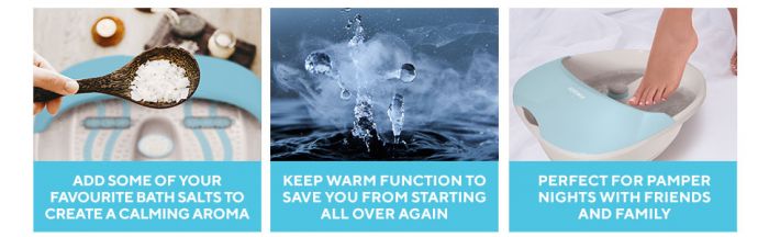 Гідромасажна ванна з вбудованим насосом Luxury Foot SPA