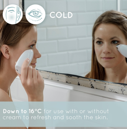 Косметичний апарат для лікування шкіри обличчя Ilumi Facial Hot and Cold