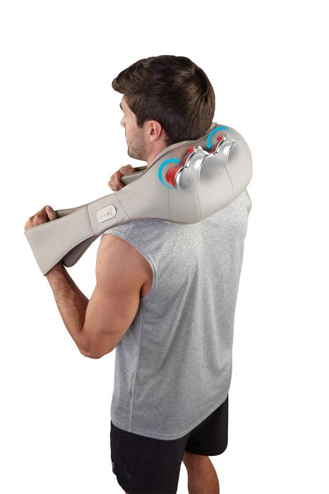 Масажер для шиї та плечей Shiatsu Delux