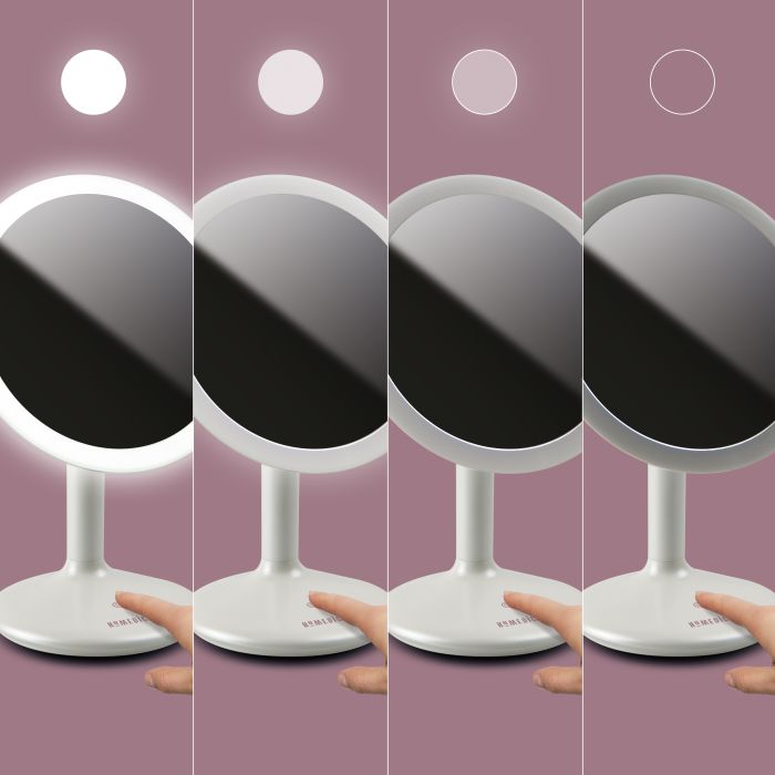 Косметичне дзеркало сенсорне 5х збільшення з регульованим підсвічуванням Touch&Glow HoMedics