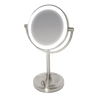 Косметичне двостороннє дзеркало з 7х збільшенням та регульованим LED підсвічуванням Double-Sided